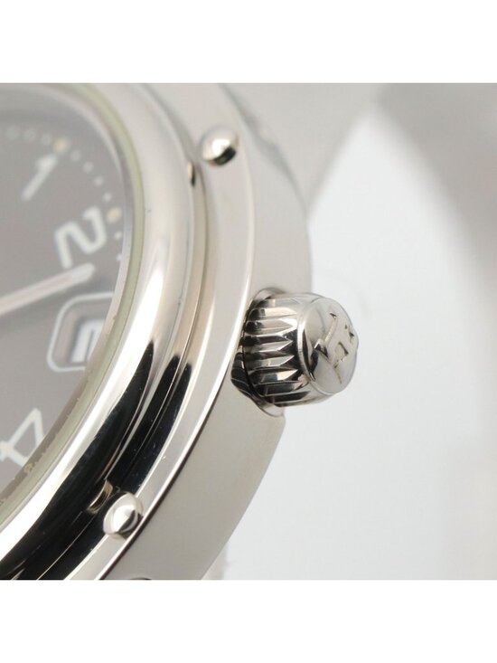 Hermes Watch Clipper Gray Stainless Steel